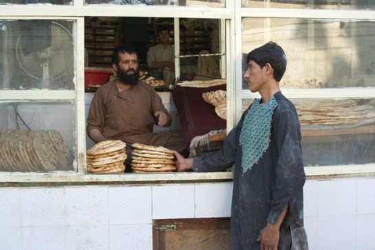 Finally sending bread off.