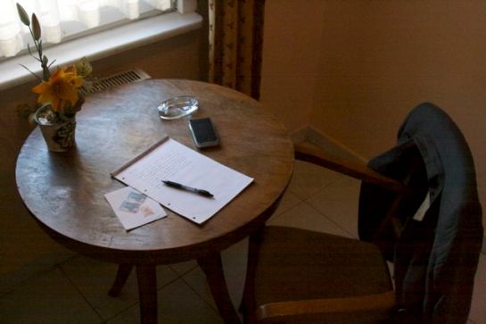 Sitting down to write